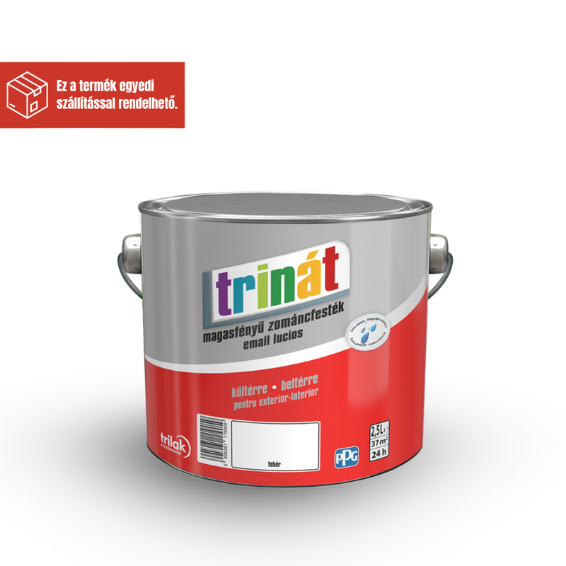 TRINÁT MAGASFÉNYŰ ZOMÁNC FEHÉR 2,5L