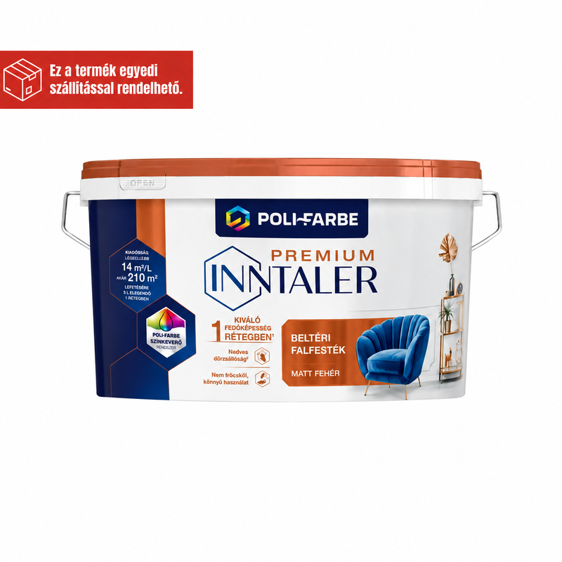 POLI-FARBE INNTALER PRÉMIUM LATEX BELTÉRI FALFESTÉK