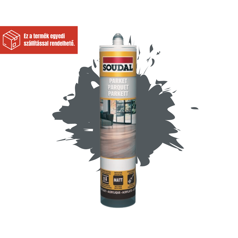 SOUDAL PARKETTA TÖMÍTŐ SÖTÉTSZÜRKE 280ML
