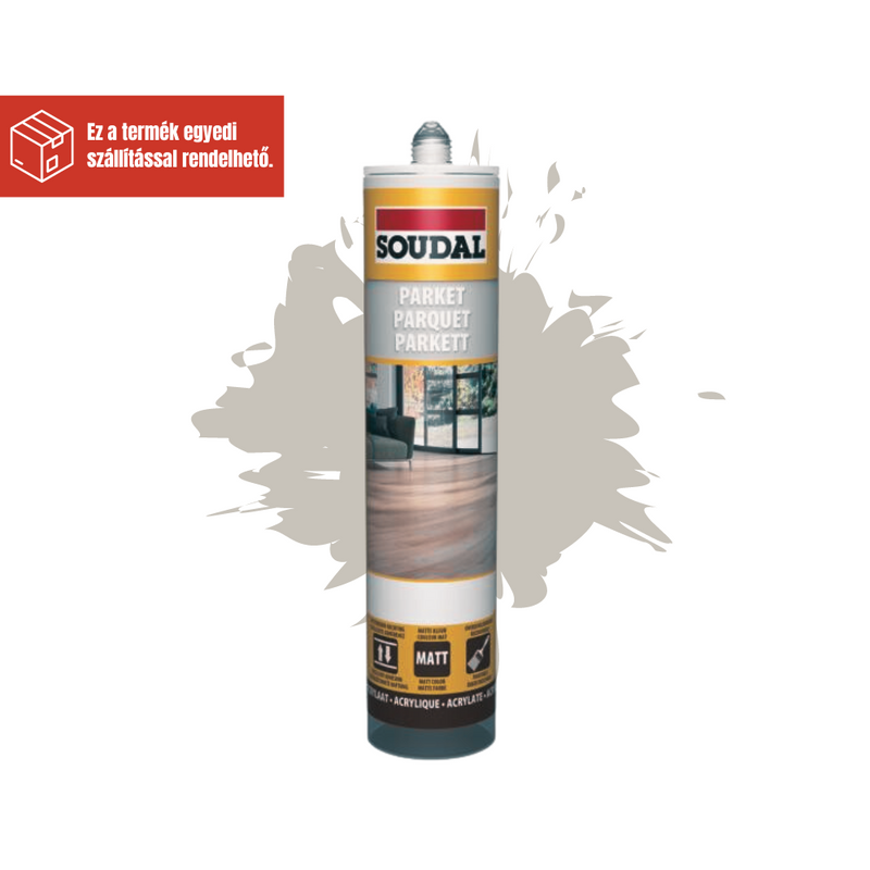 SOUDAL PARKETTA TÖMÍTŐ VILÁGOSSZÜRKE 280ML