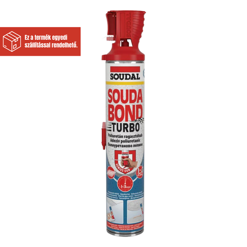 SOUDAL SOUDABOND TURBO PURHAB KÉZI 750ML
