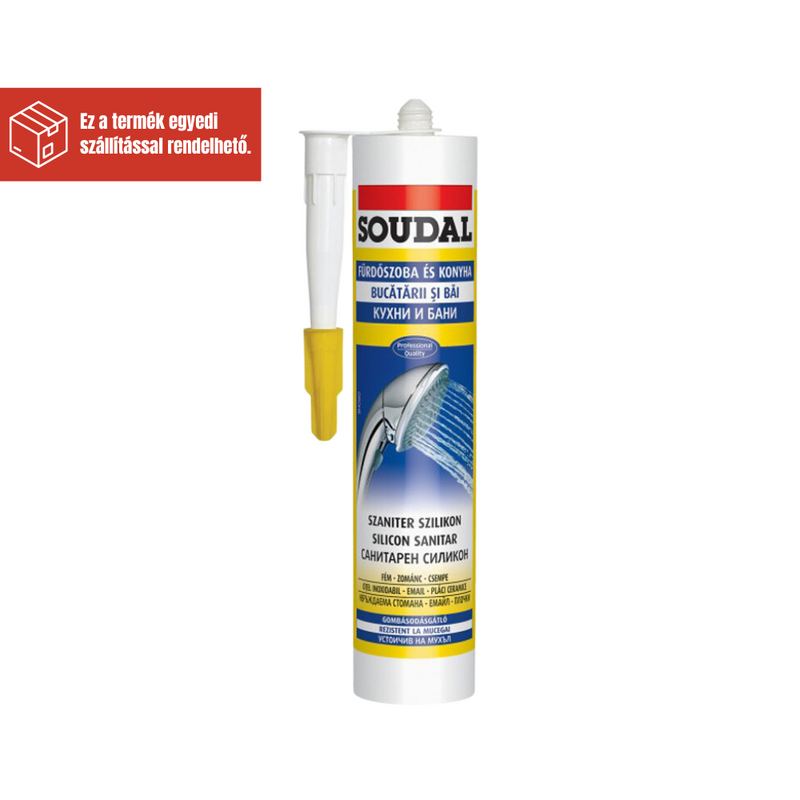SOUDAL SZANITER SZILIKON FEHÉR 280ML