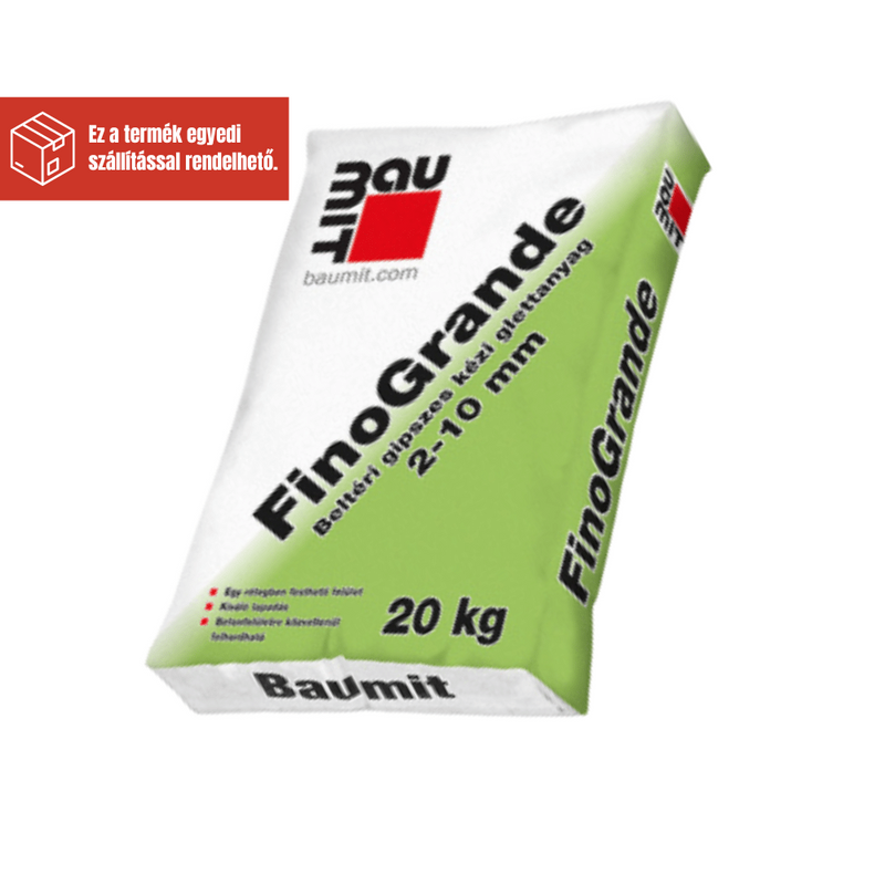 BAUMIT FINOGRANDE GIPSZES GLETTANYAG 2-10MM 20KG