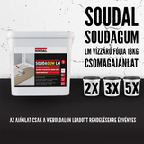 SOUDAL SOUDAGUM LM VÍZZÁRÓ FÓLIA 13KG CSOMAGAJÁNLAT