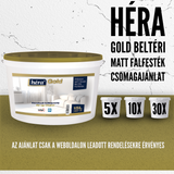 HÉRA GOLD BELTÉRI MATT FALFESTÉK FEHÉR 15L CSOMAGAJÁNLAT