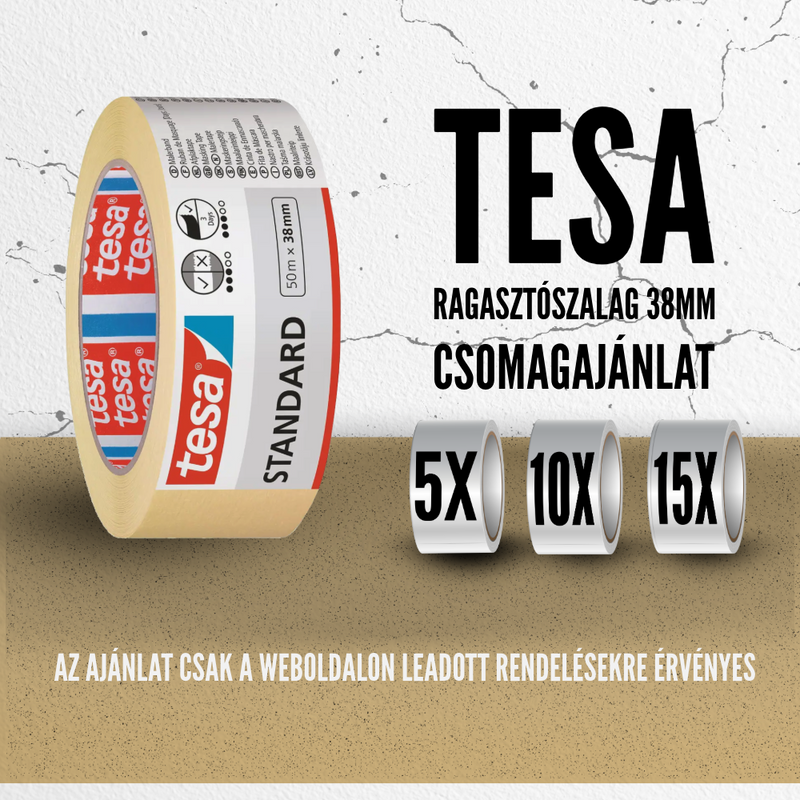TESA RAGASZTÓSZALAG 38MM CSOMAGAJÁNLAT