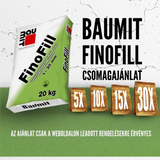 BAUMIT FINOFILL GIPSZES GLETTVAKOLAT 1-30MM 20KG CSOMAGAJÁNLAT