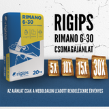 RIGIPS RIMANO 6-30MM GLETTANYAG CSOMAGAJÁNLAT