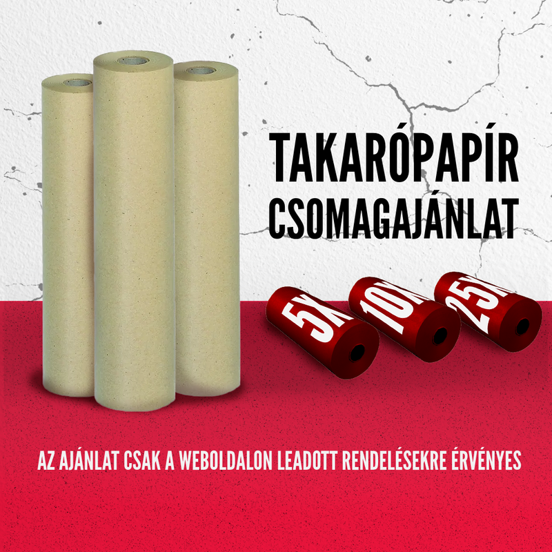 TAKARÓPAPÍR 25M2 CSOMAGAJÁNLAT