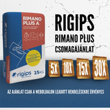 RIGIPS RIMANO PLUS A GLETTANYAG 0-10MM CSOMAGAJÁNLAT