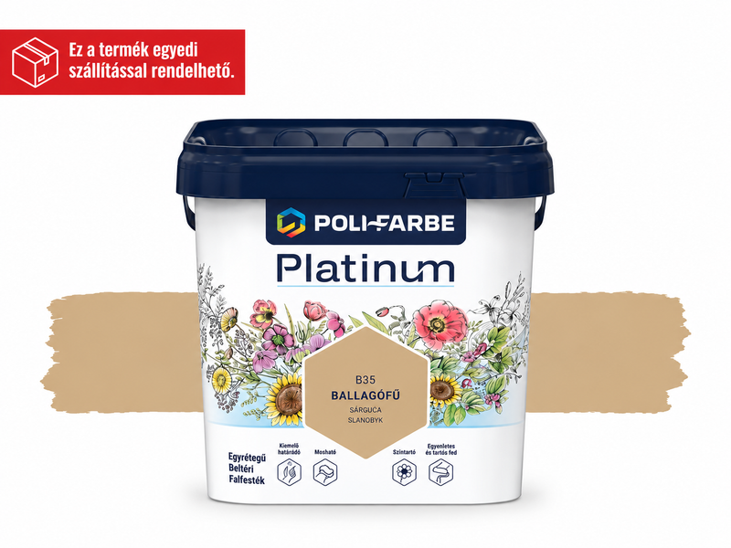 POLI-FARBE PLATINUM SZÍNES BELTÉRI FALFESTÉK 2,5L