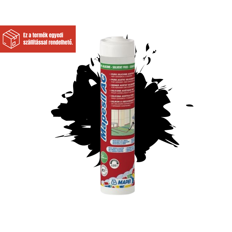 MAPEI MAPESIL AC SZILIKON 120 FEKETE 310ML