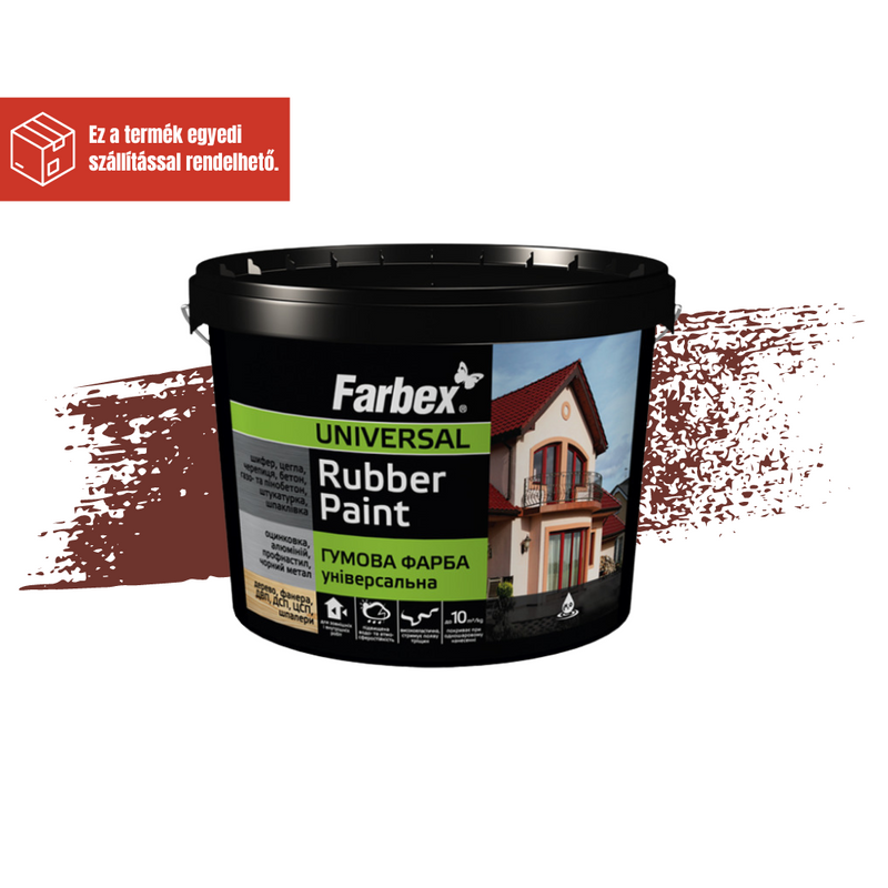 FARBEX UNIVERZÁLIS GUMIFESTÉK OXIDVÖRÖS 1,2KG