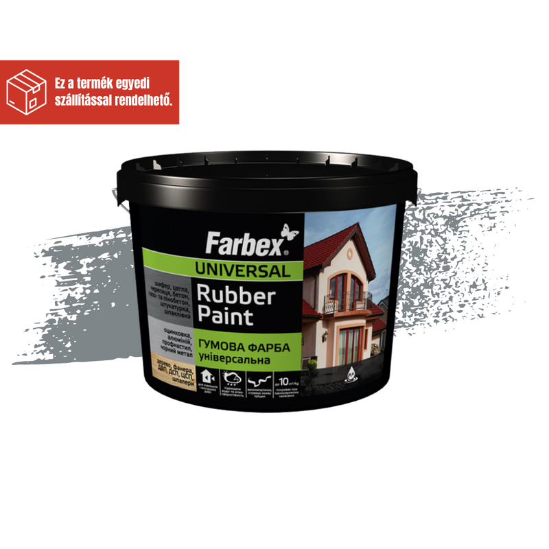 FARBEX UNIVERZÁLIS GUMIFESTÉK SZÜRKE 1,2KG